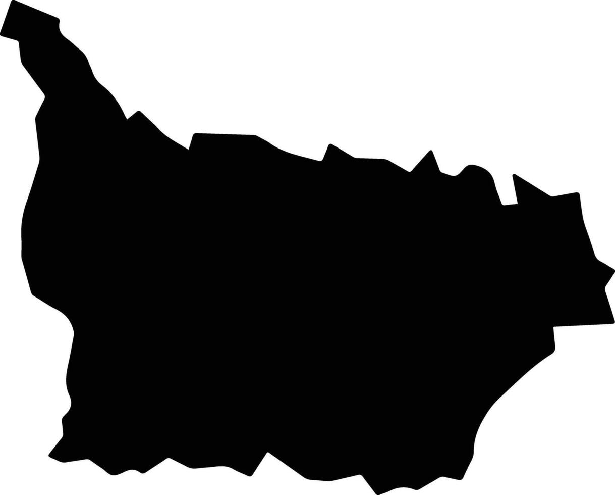 Bom Jesus Brazil silhouette map vector
