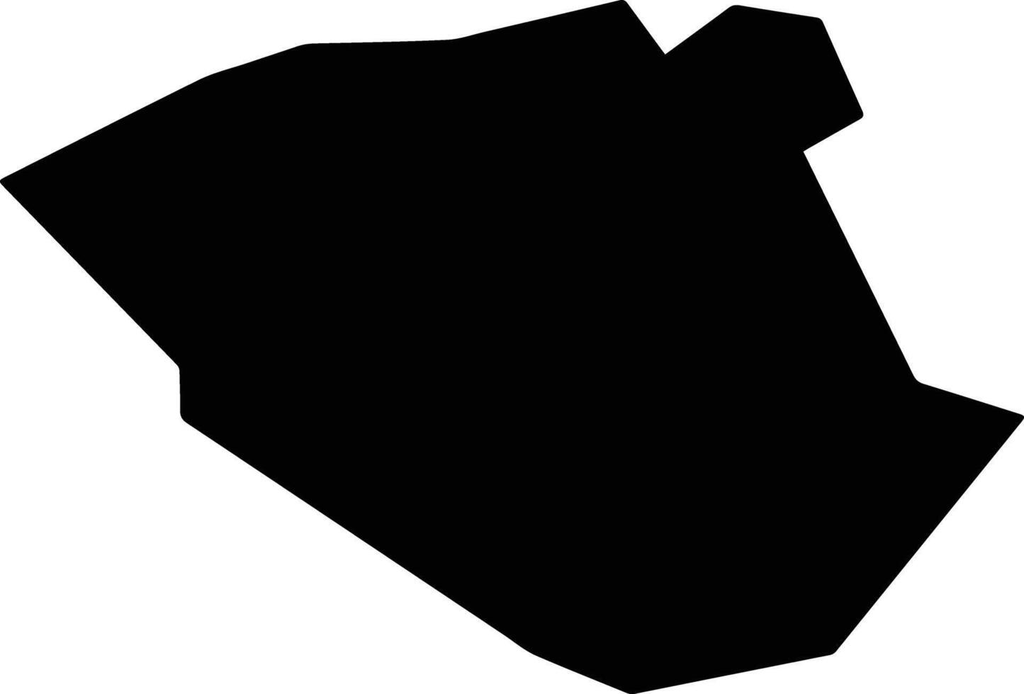Bom Jardim Brazil silhouette map vector