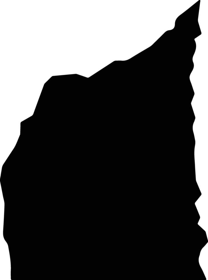 Bom Jesus das Selvas Brazil silhouette map vector