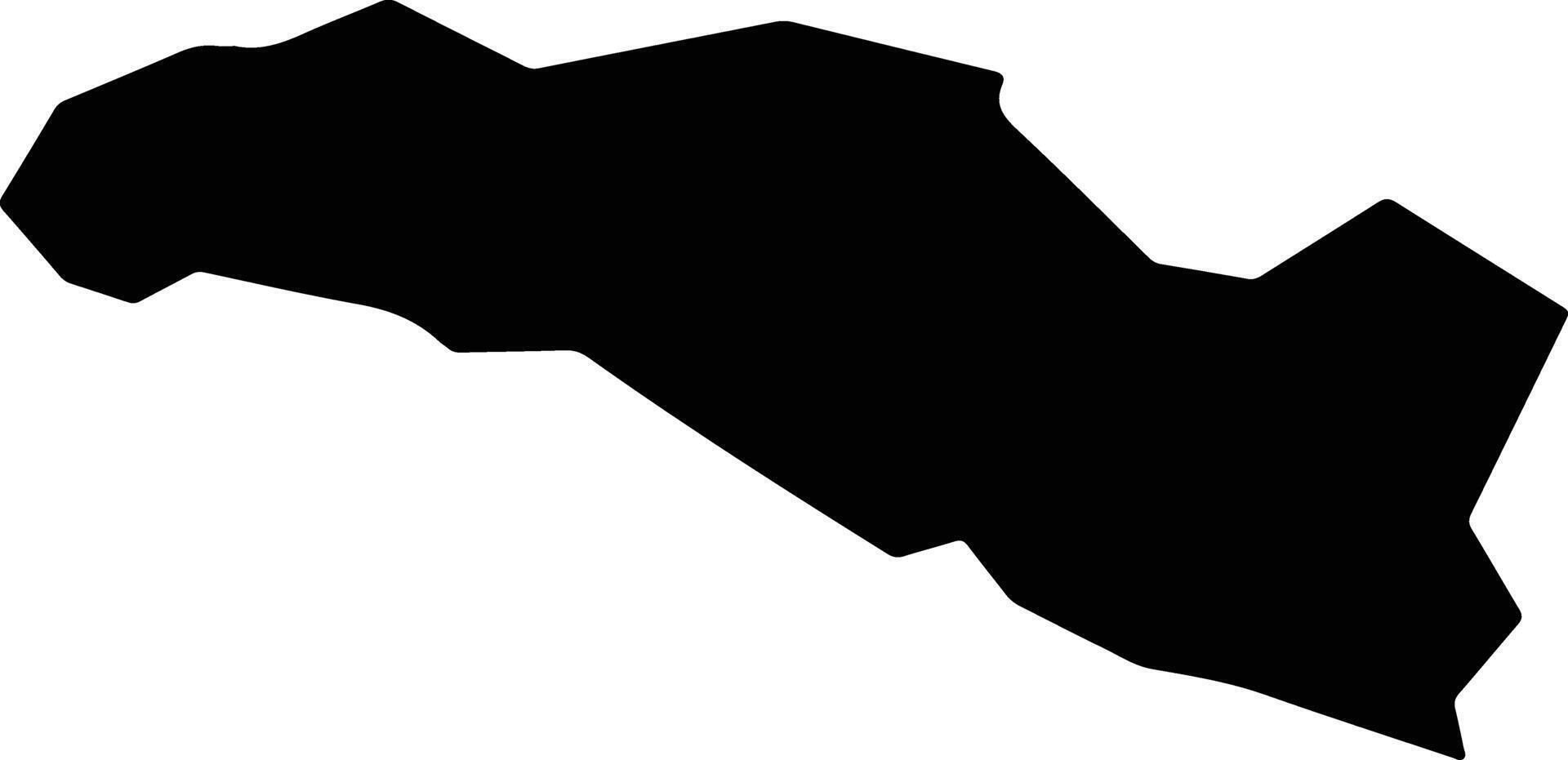 Bomixian China silhouette map vector