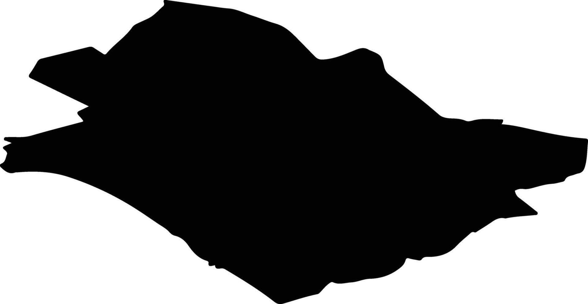 Borne Netherlands silhouette map vector