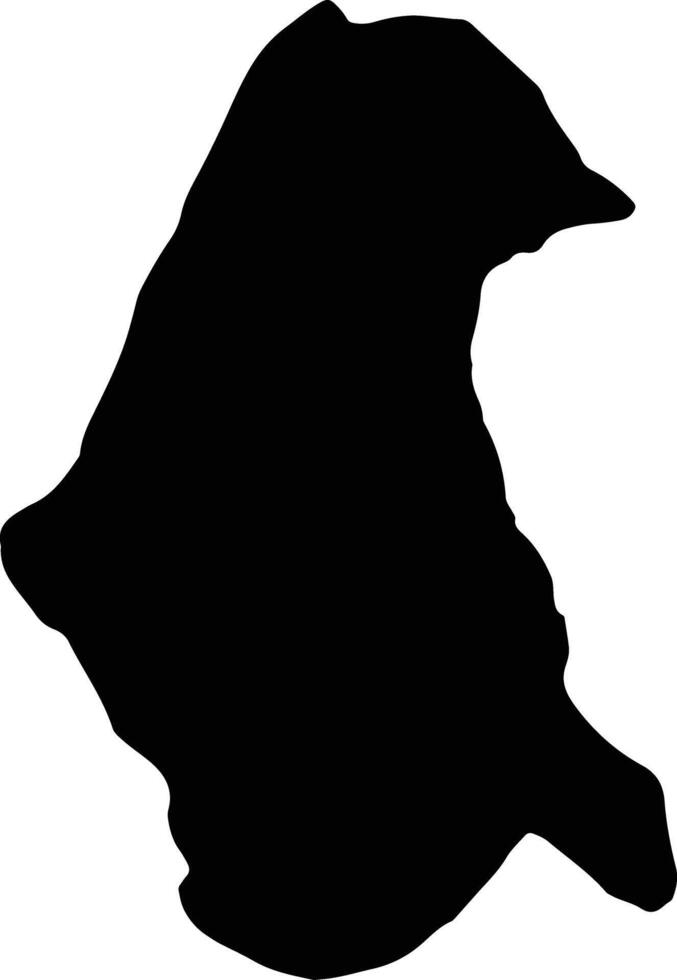Boshruyeh Iran silhouette map vector