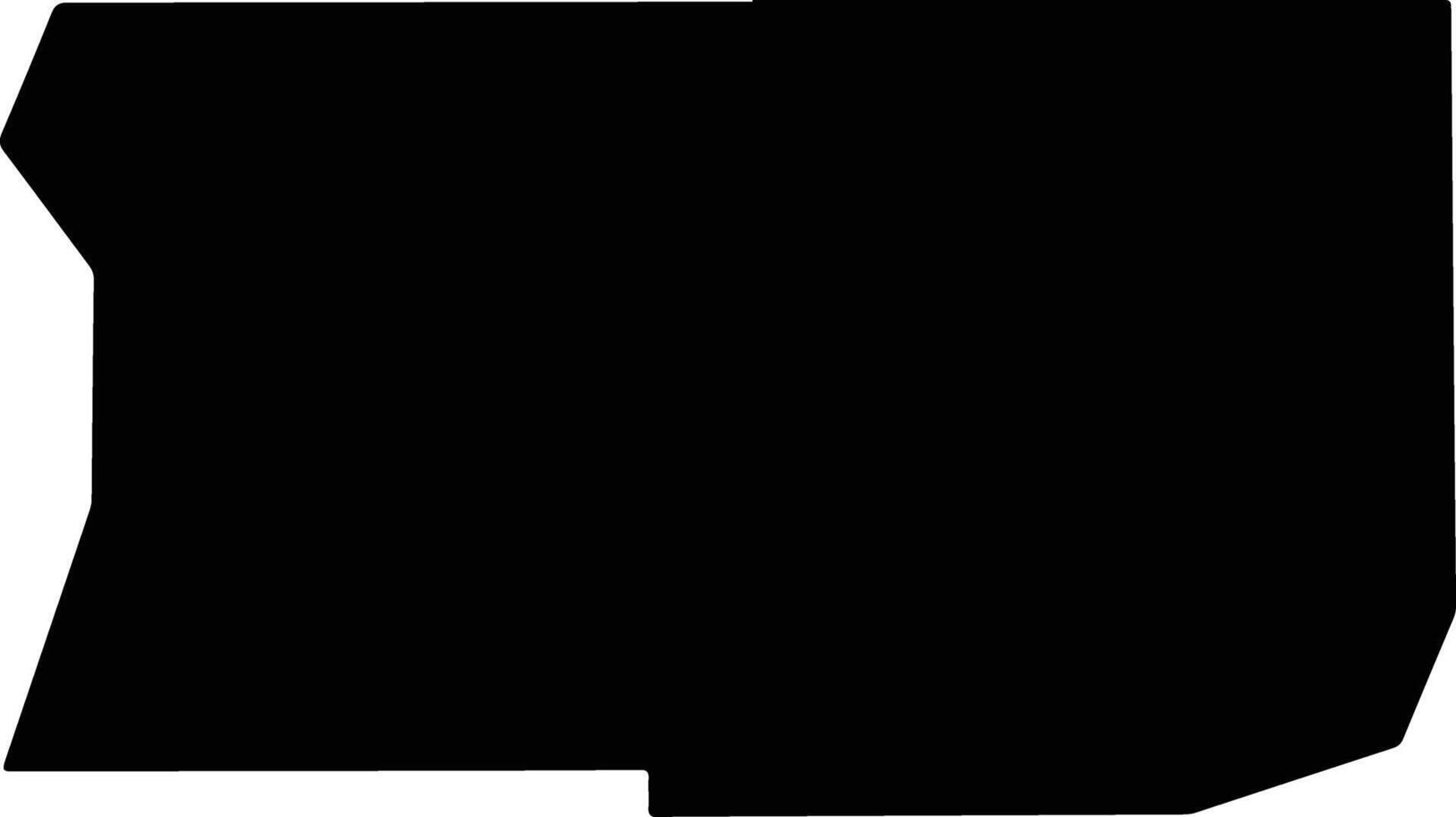 Boulder United States silhouette map vector