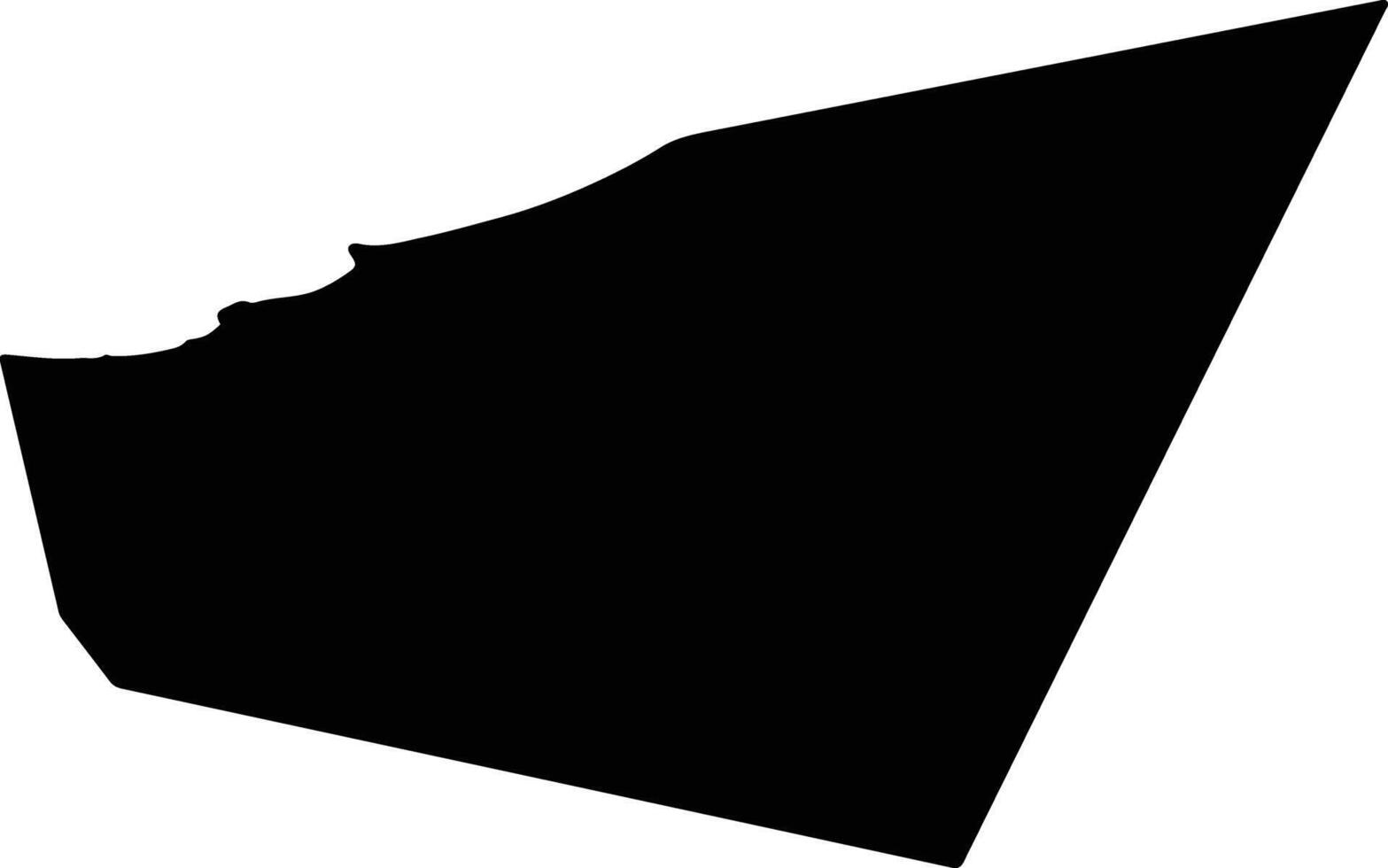 Boumerdes Algeria silhouette map vector