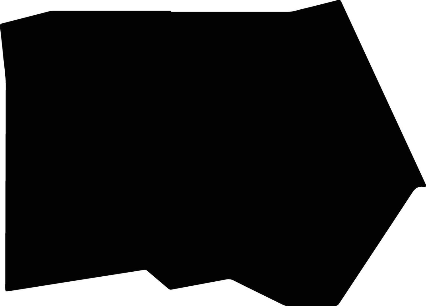 Bournemouth Gardens Jamaica silhouette map vector