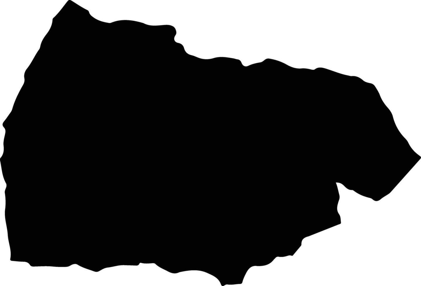 Bouton Saint Lucia silhouette map vector