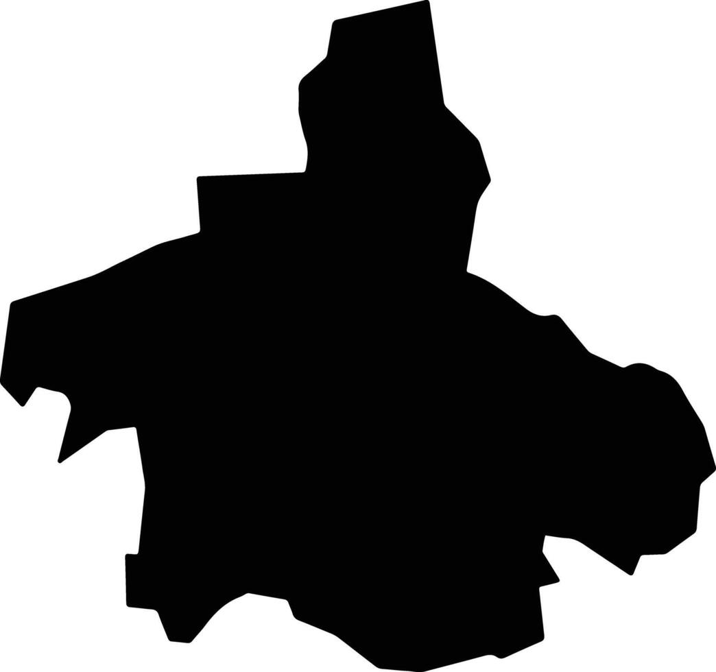 Boyeros Cuba silhouette map vector