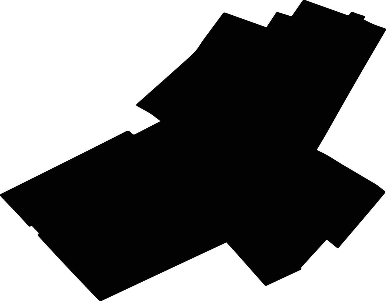 BRADEANU Romania silhouette map vector