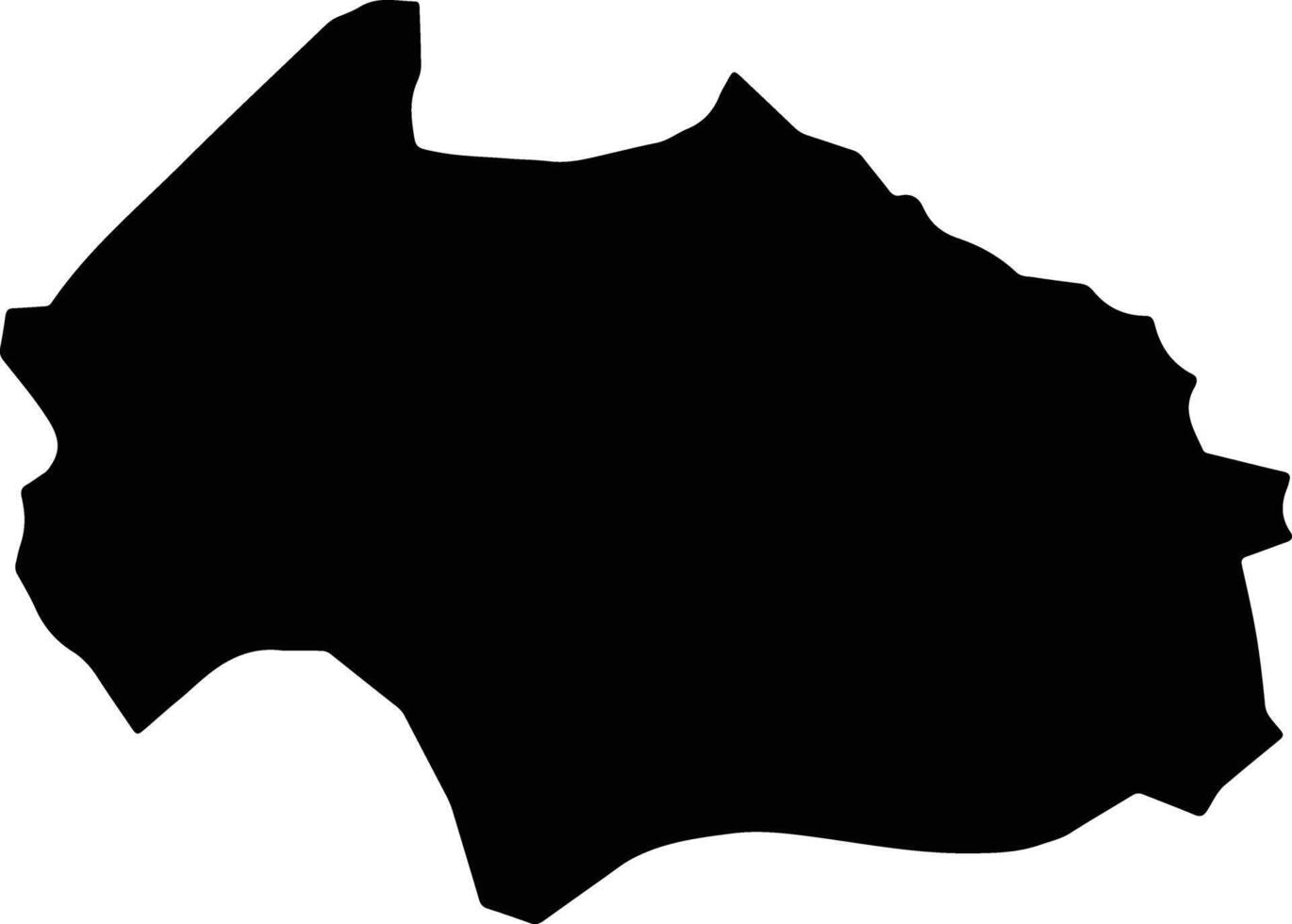 Brainerd Jamaica silhouette map vector