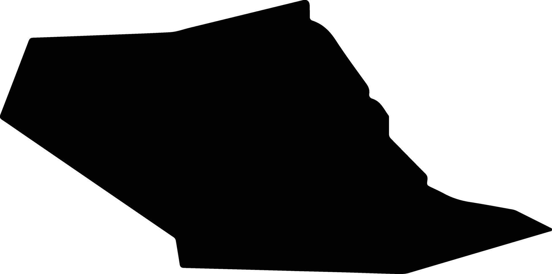 BRAY EAST LEA 4 Ireland silhouette map vector