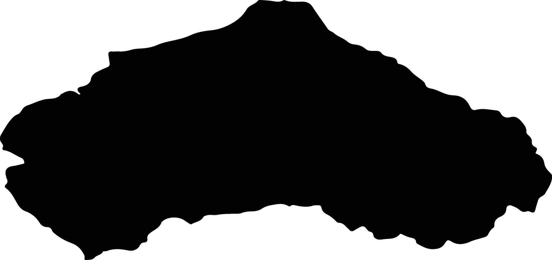 BRAZII Romania silhouette map vector