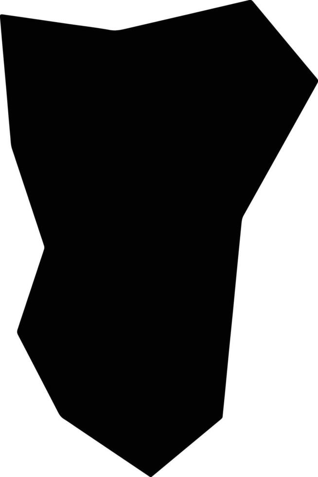 Brejo Alegre Brazil silhouette map vector