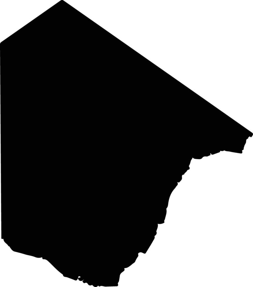 Brewster United States silhouette map vector