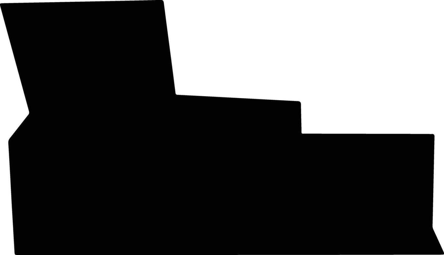 Broome United States silhouette map vector