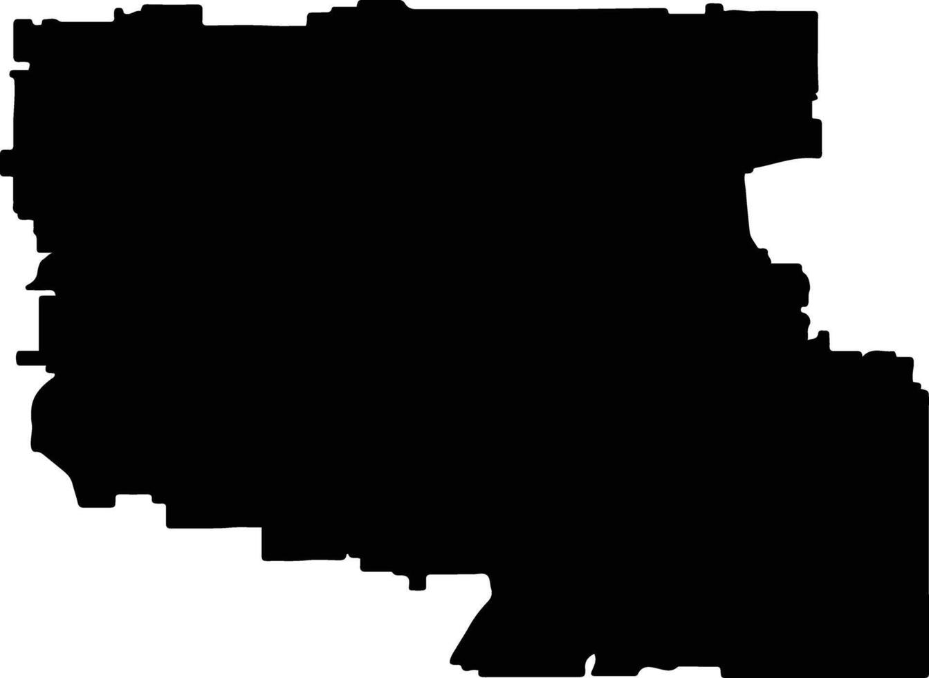 Broomehill Tambellup Australia silhouette map vector