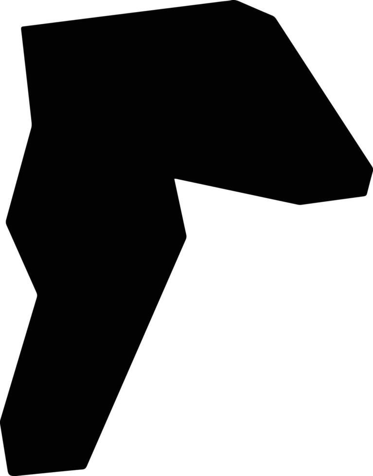 BrownSweg Suriname silhouette map vector