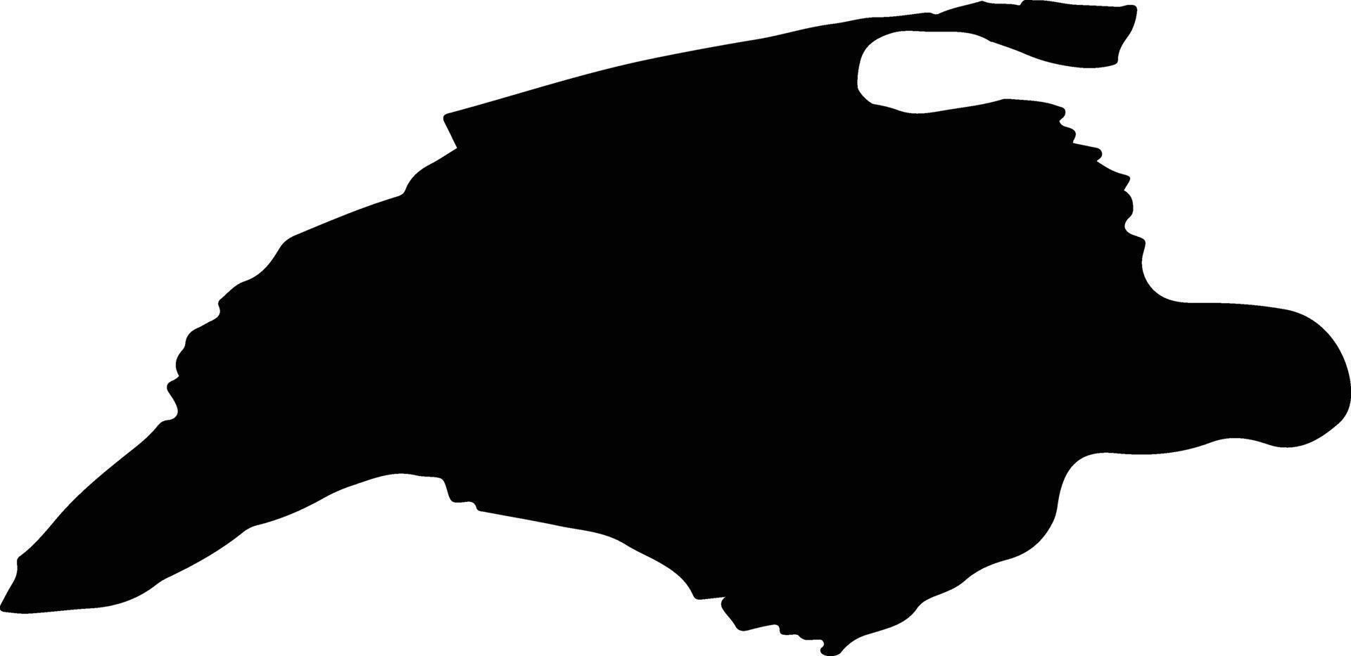 Brummen Netherlands silhouette map vector