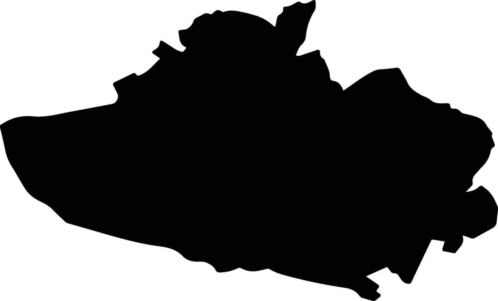 BUCOV Romania silhouette map vector