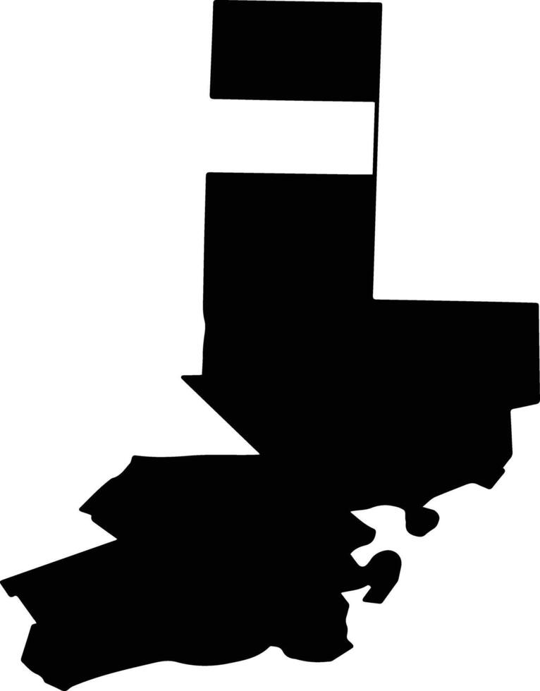 BUCU Romania silhouette map vector