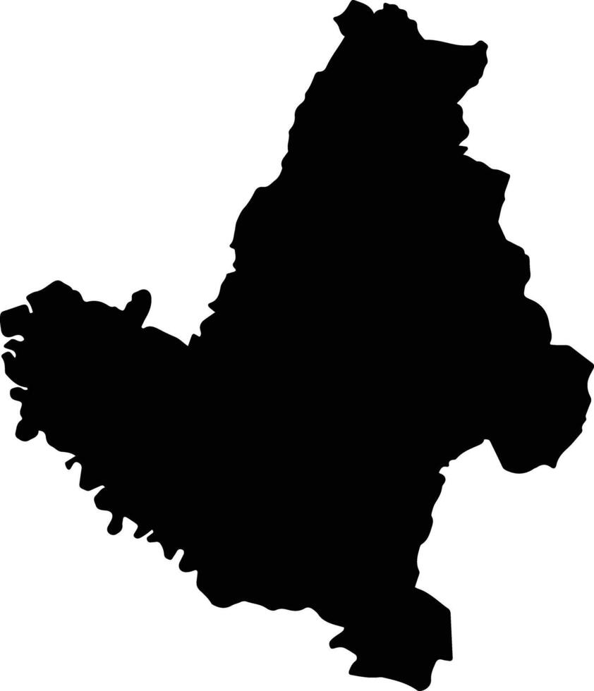 Buenavista Mexico silhouette map vector