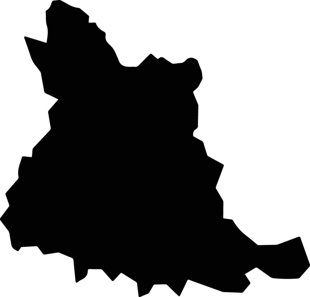 Buey Arriba Cuba silhouette map vector