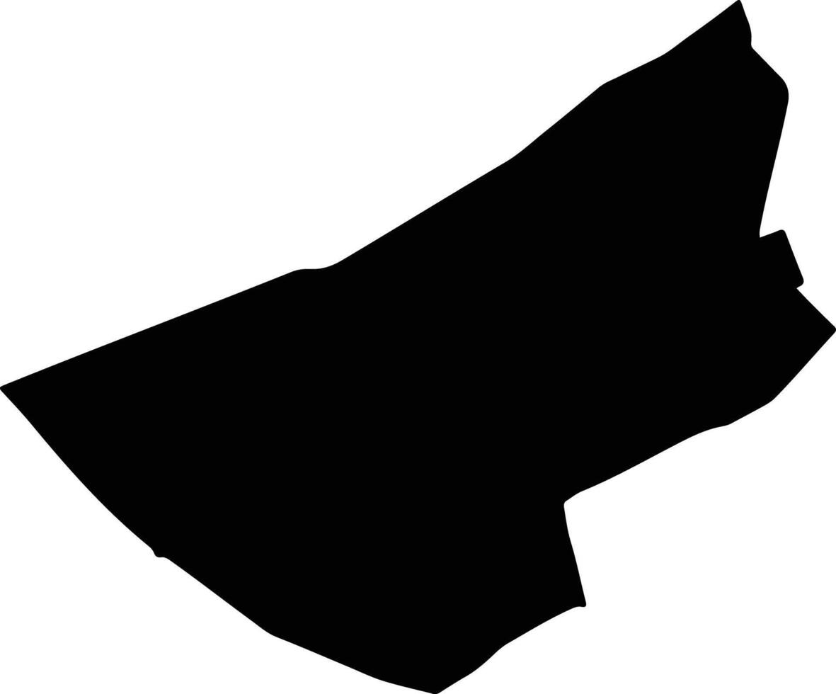 BUFTEA Romania silhouette map vector