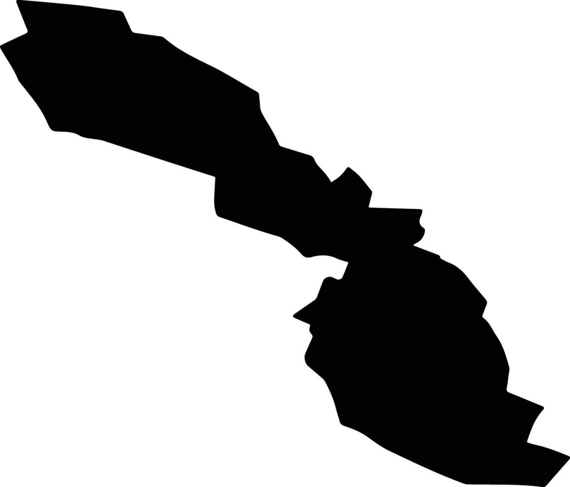Bugat Mongolia silhouette map vector