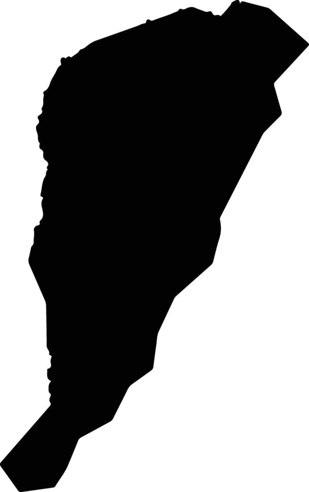 Bughendra Uganda silhouette map vector