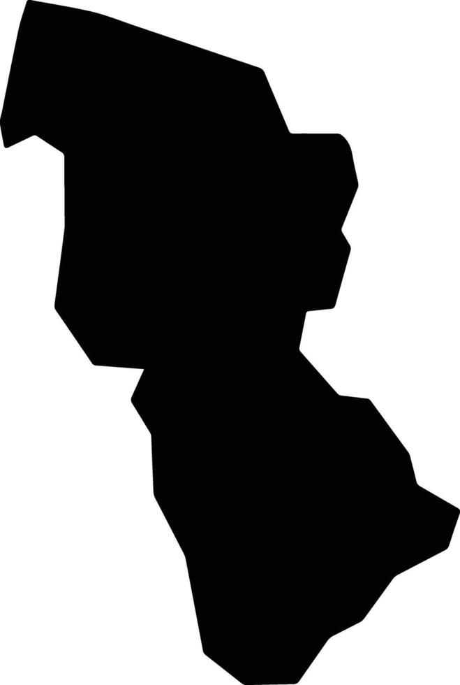 Bujumbura Uganda silhouette map vector