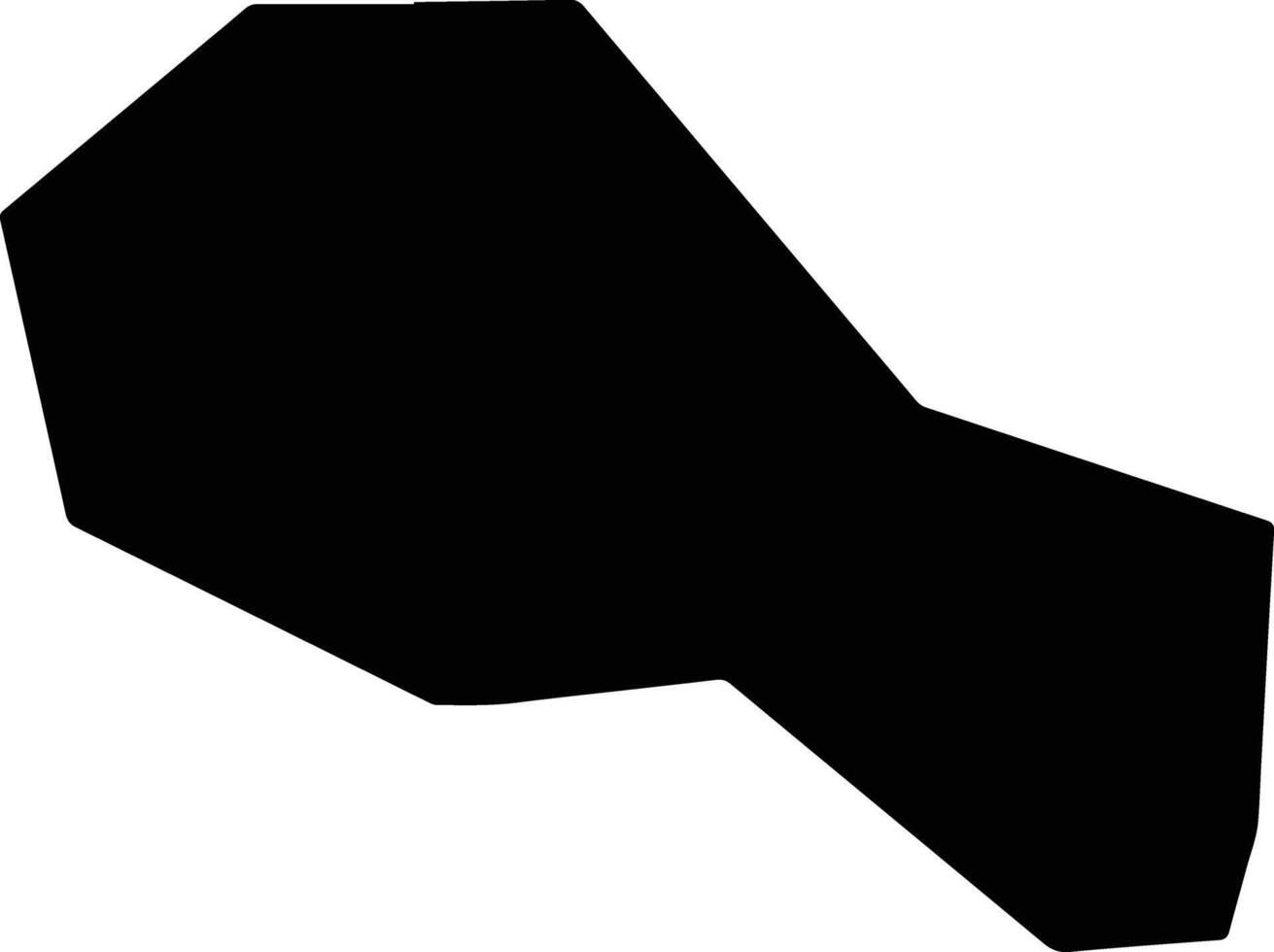 Buk gu South Korea silhouette map vector