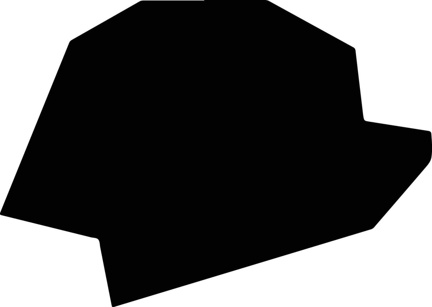 Buka Uzbekistan silhouette map vector