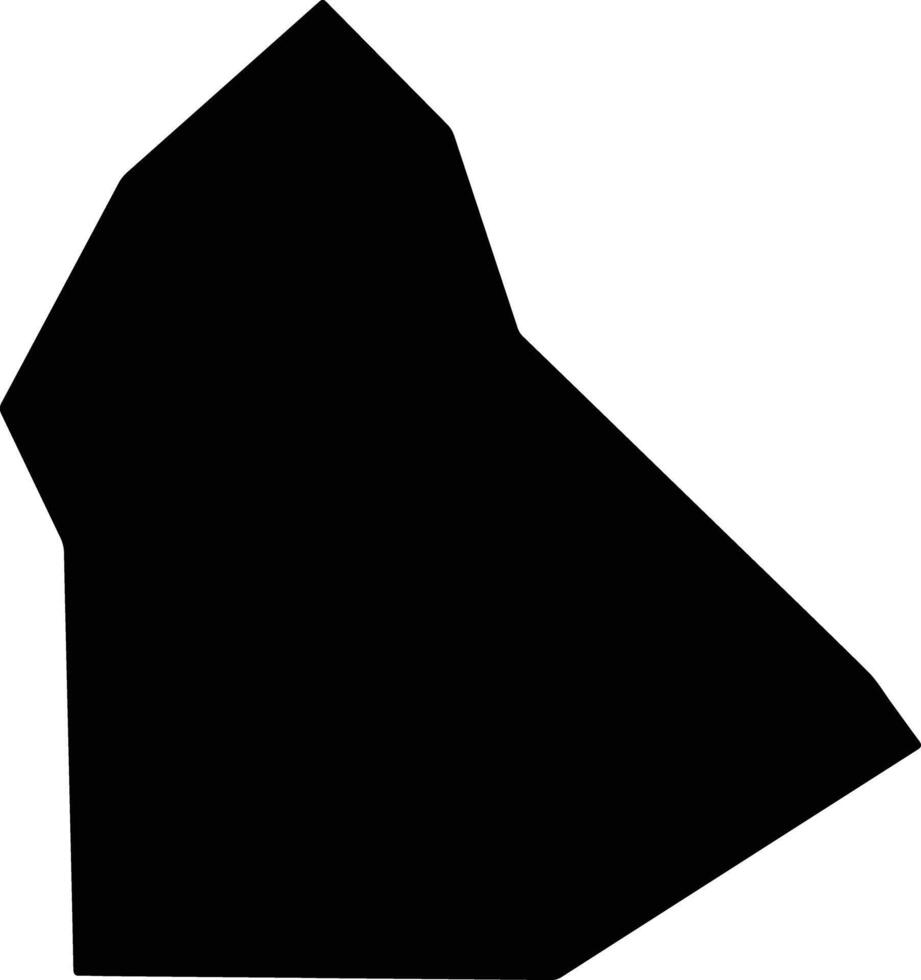 Bukit Sawat Brunei silhouette map vector
