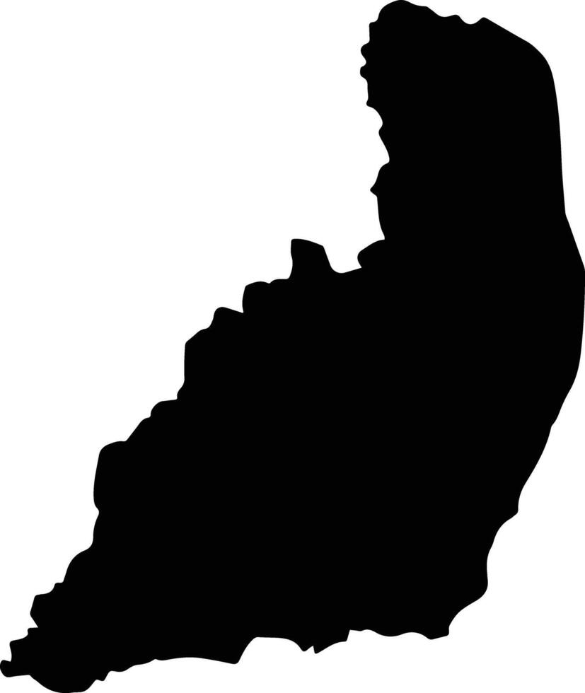 Bula Atumba Angola silhouette map vector