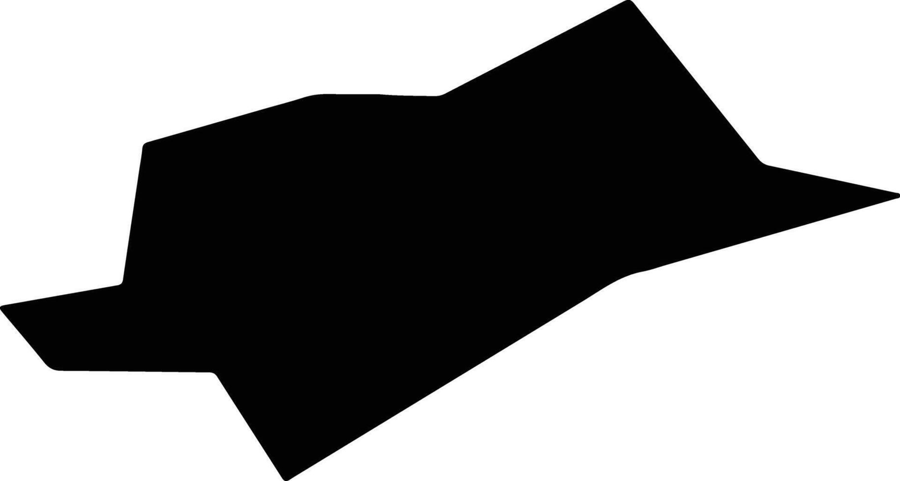 Bulandynskiy Kazakhstan silhouette map vector