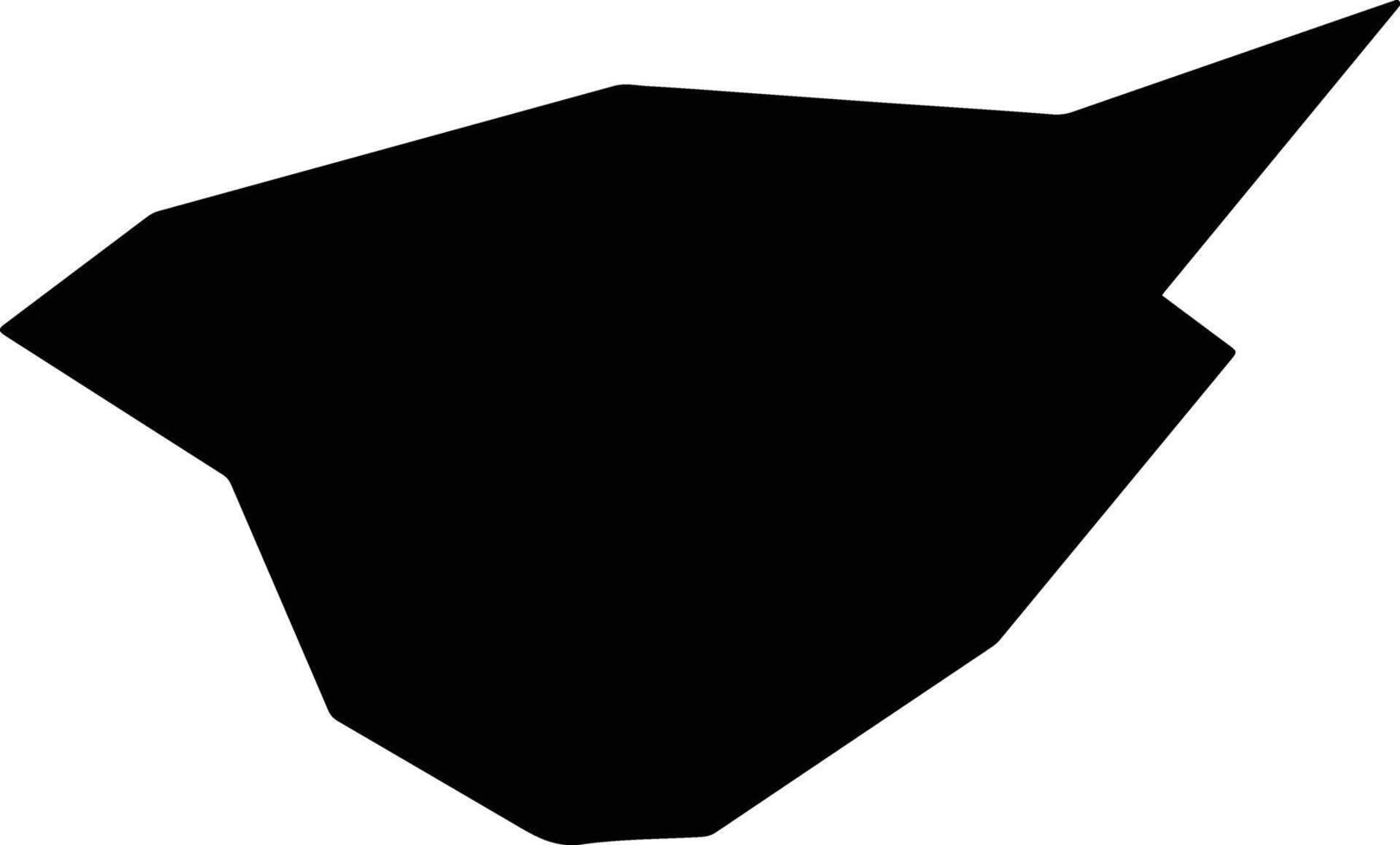 Bullitt United States silhouette map vector