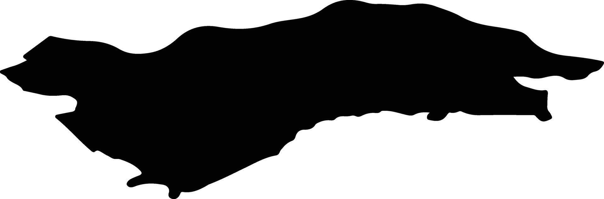 Buren Netherlands silhouette map vector
