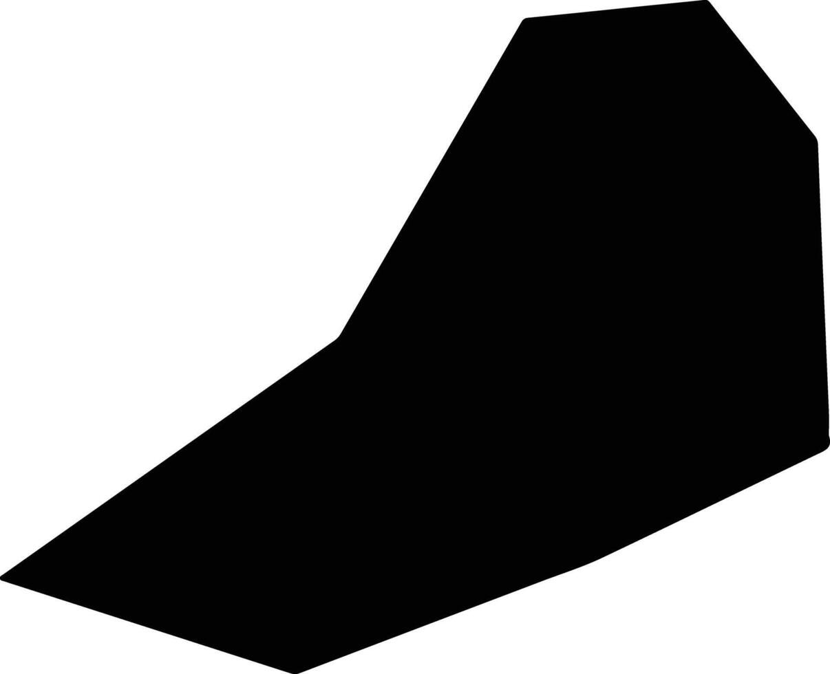 BURDUBO Somalia silhouette map vector