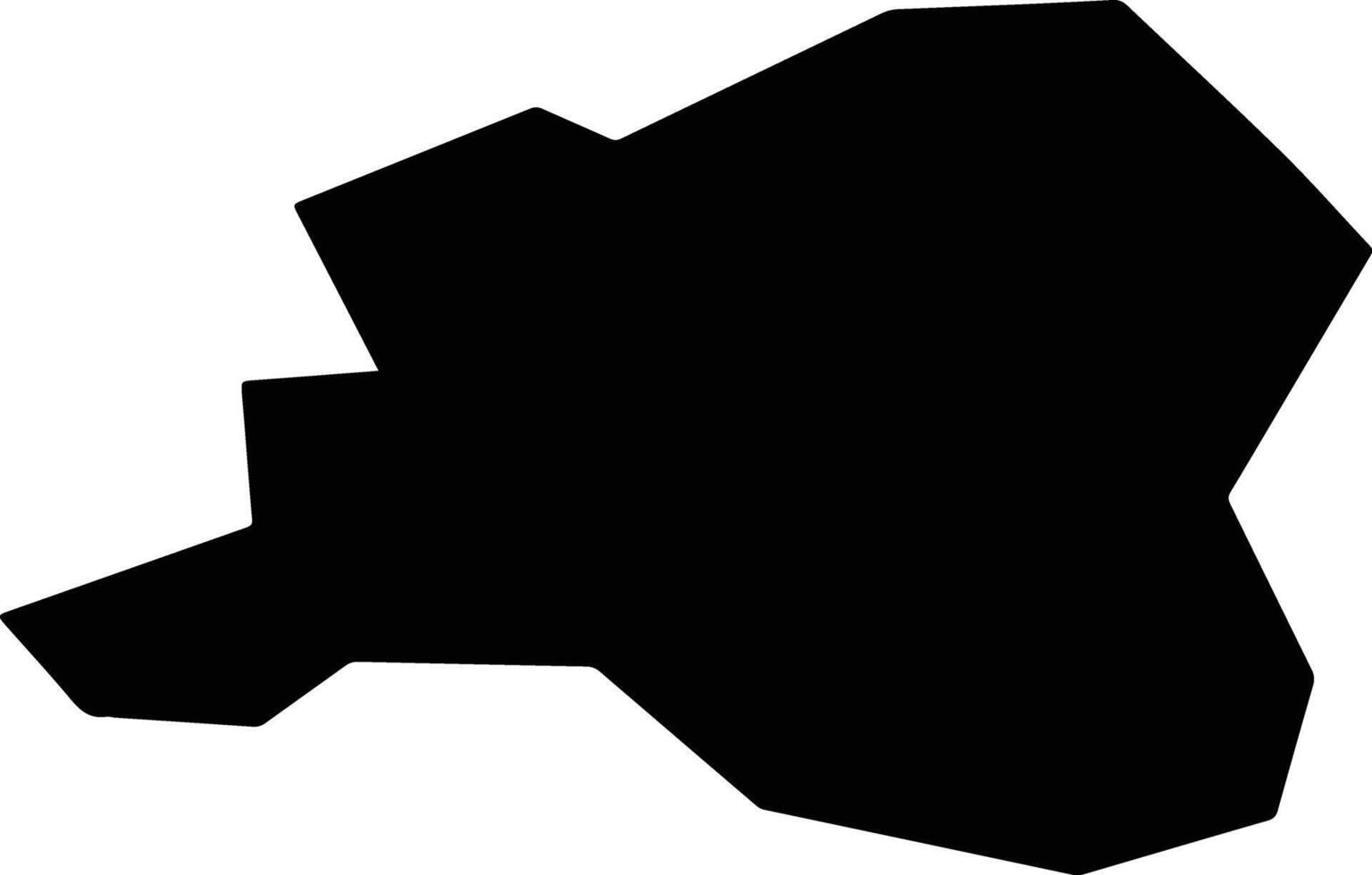 Buritizal Brazil silhouette map vector