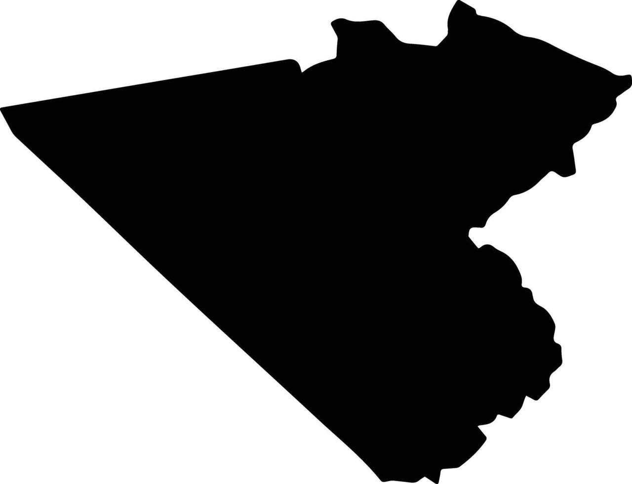 Buroz Venezuela silhouette map vector