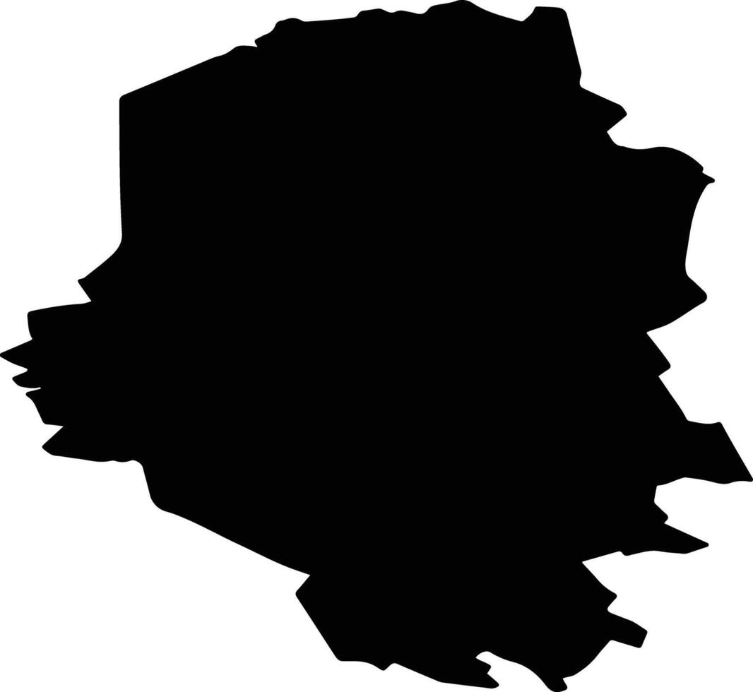 Burtnieku pag Latvia silhouette map vector