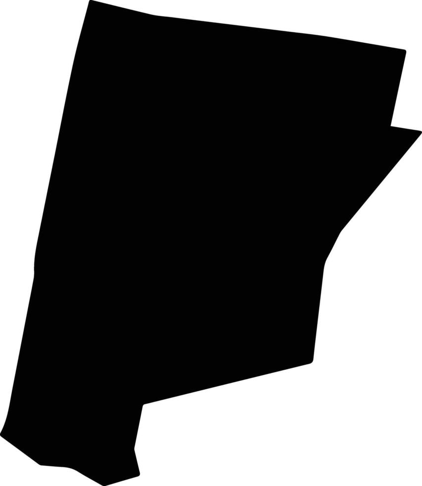 Burwood Australia silhouette map vector