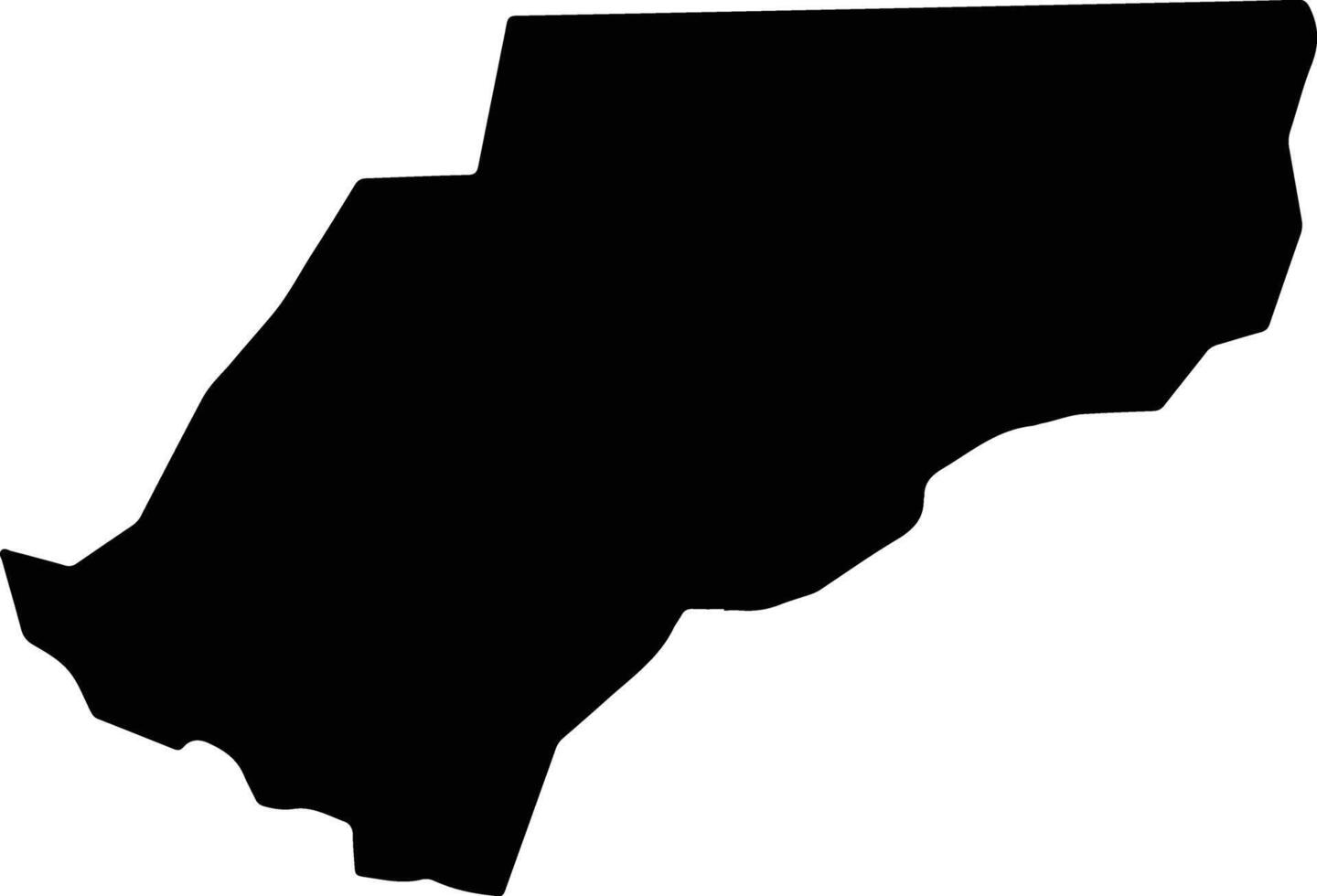 Cabixi Brazil silhouette map vector