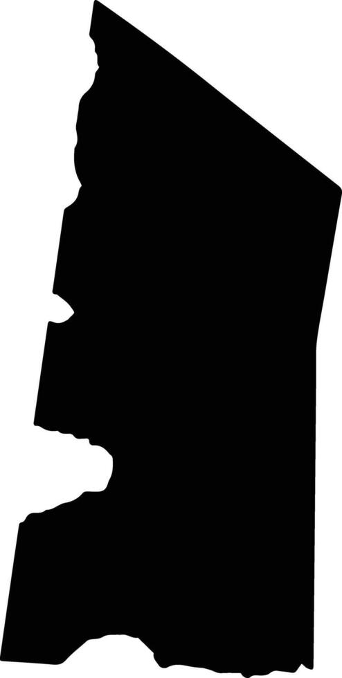 Cabo Rojo United States silhouette map vector