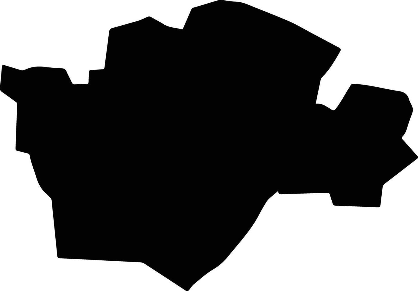 Cacocum Cuba silhouette map vector