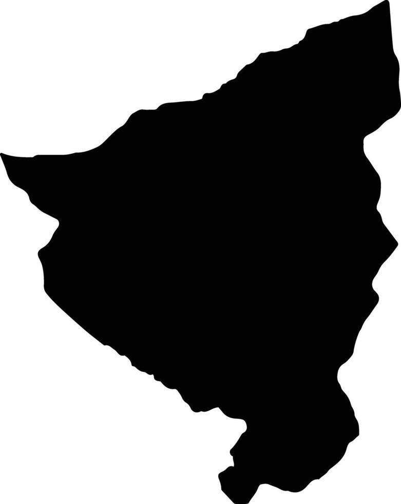 Cacolo Angola silhouette map vector