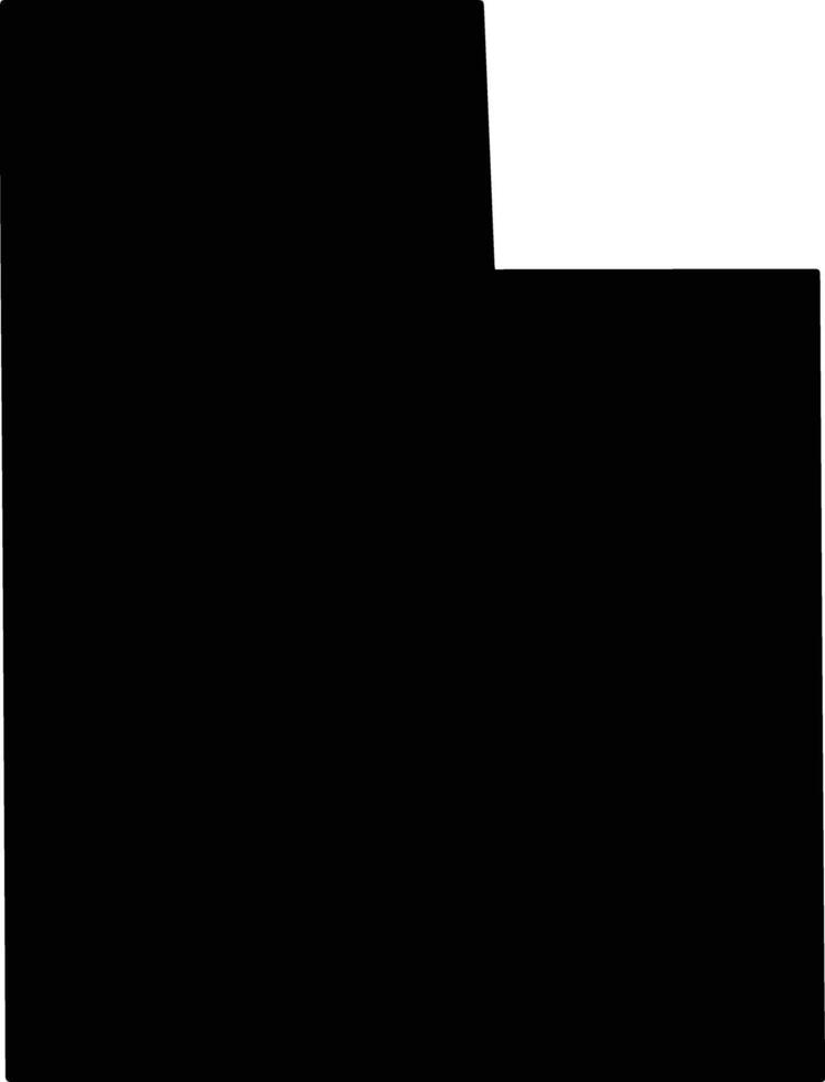 Caddo United States silhouette map vector