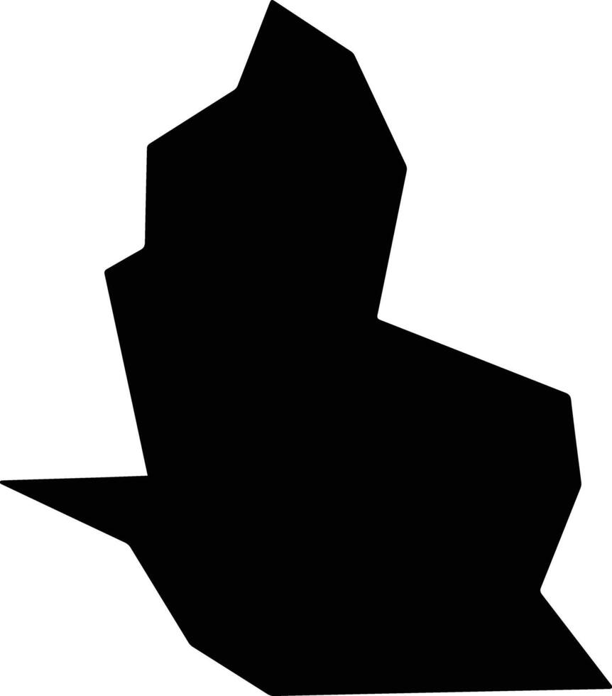 Cafeara Brazil silhouette map vector