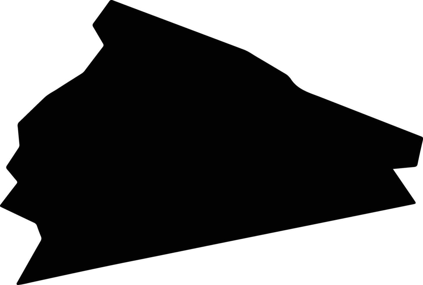 Caetanos Brazil silhouette map vector