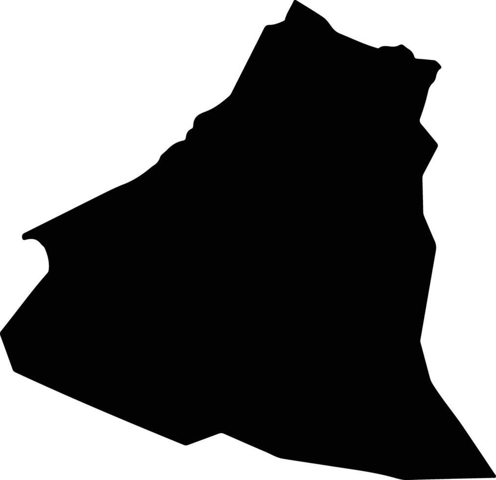 Cagaanxairxan Mongolia silhouette map vector