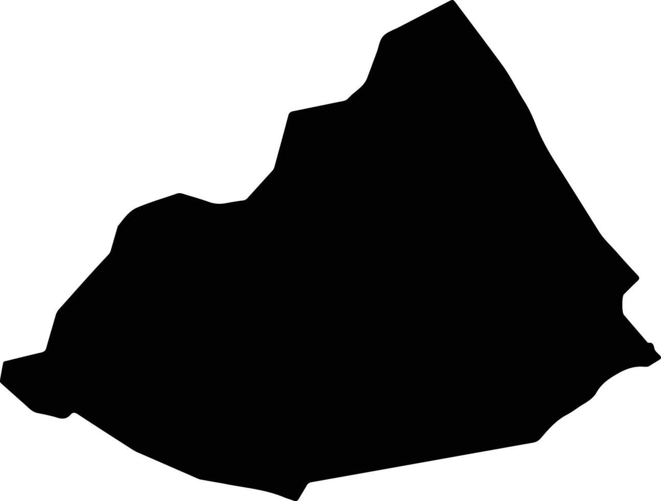 Cai Rang Vietnam silhouette map vector